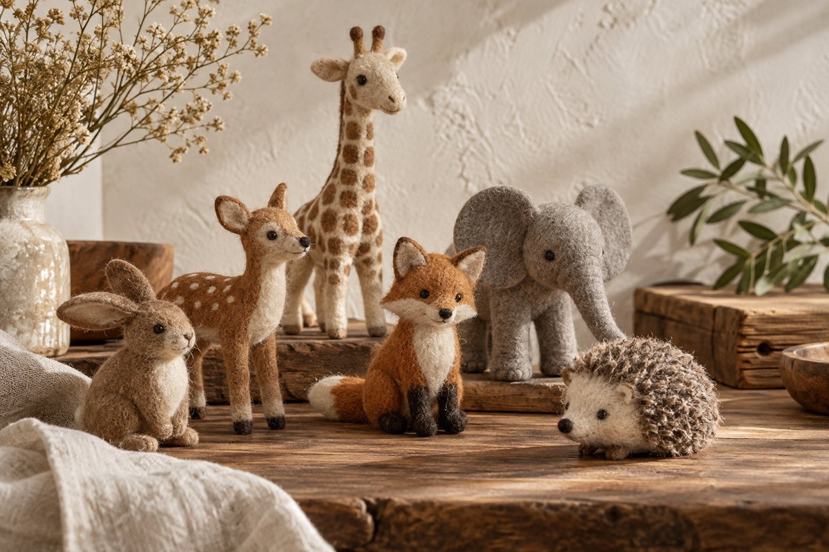 Illustrative imagery: Felt toys and thoughtful gifts
